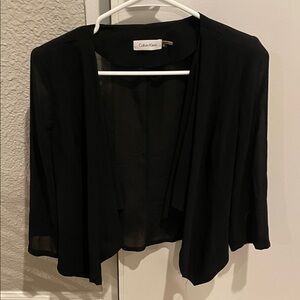 Calvin Klein Black Lightweight Cover-Up